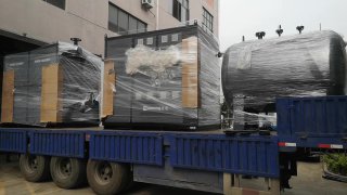 「歐能」定制電加熱有機熱載體爐發往山東